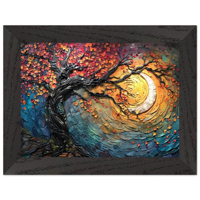 Impasto Style Autumn Tree of Life Poster - Vibrantwalls