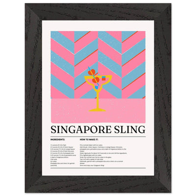 Singapore Sling Cocktail Recipe - Vibrantwalls