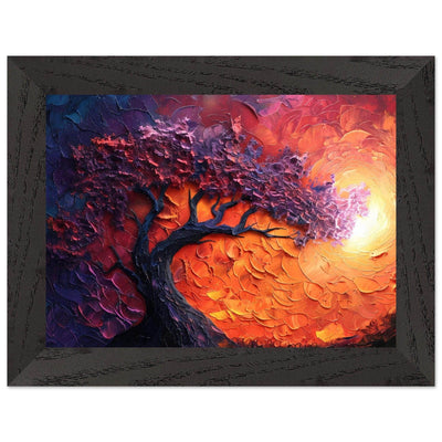 Sunset Hues Vibrant Tree of Life - Vibrantwalls