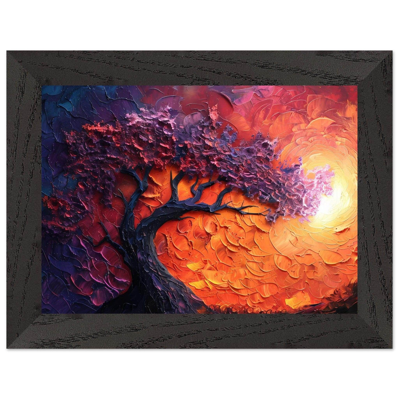 Sunset Hues Vibrant Tree of Life - Vibrantwalls