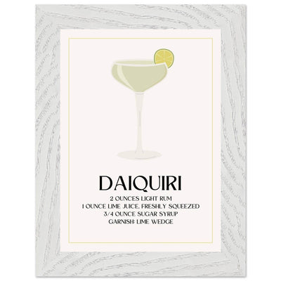 Classic Daiquiri Cocktail Recipe - Vibrantwalls