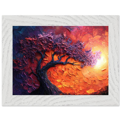 Sunset Hues Vibrant Tree of Life - Vibrantwalls