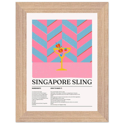 Singapore Sling Cocktail Recipe - Vibrantwalls