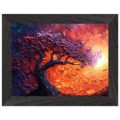Sunset Hues Vibrant Tree of Life - Vibrantwalls