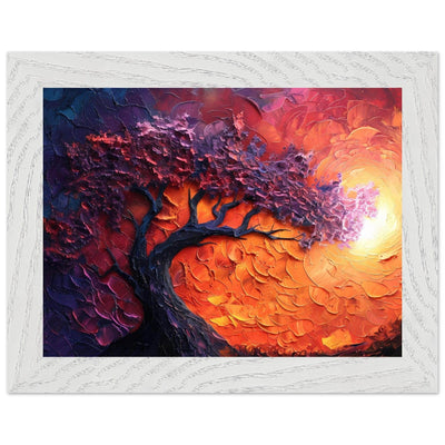 Sunset Hues Vibrant Tree of Life - Vibrantwalls