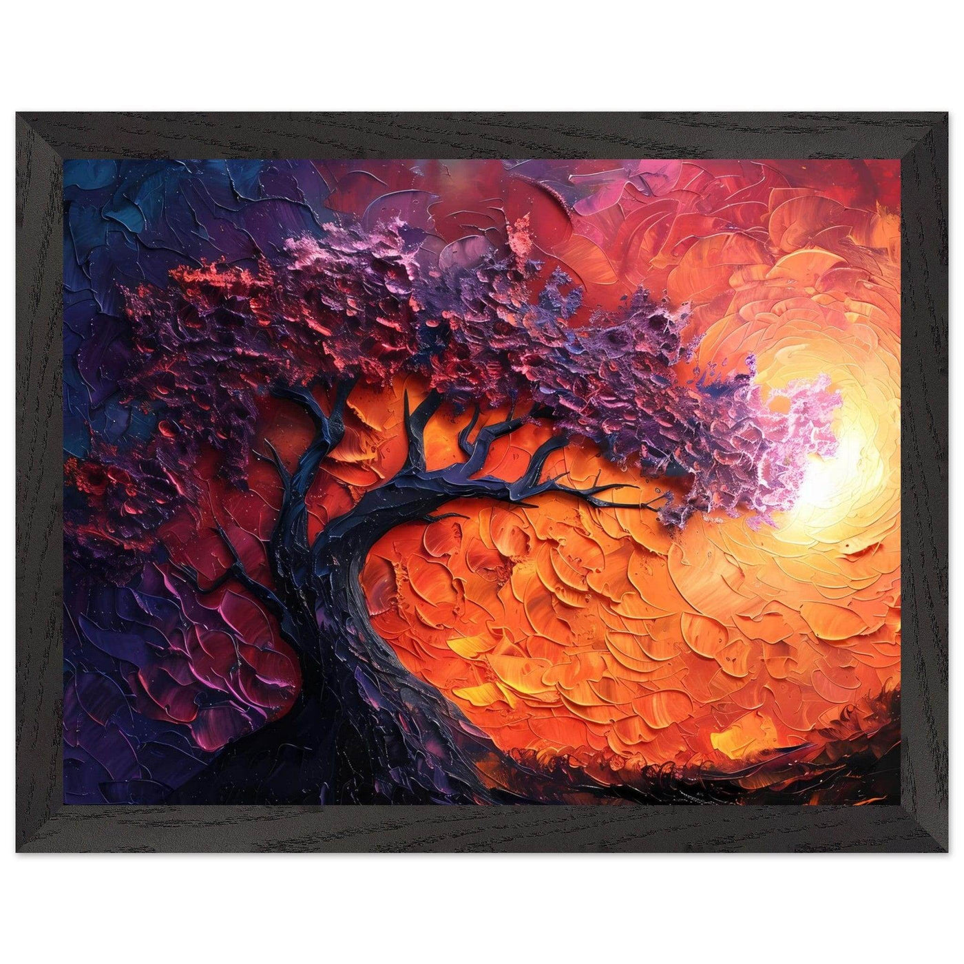 Sunset Hues Vibrant Tree of Life - Vibrantwalls