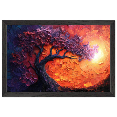 Sunset Hues Vibrant Tree of Life - Vibrantwalls