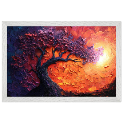 Sunset Hues Vibrant Tree of Life - Vibrantwalls