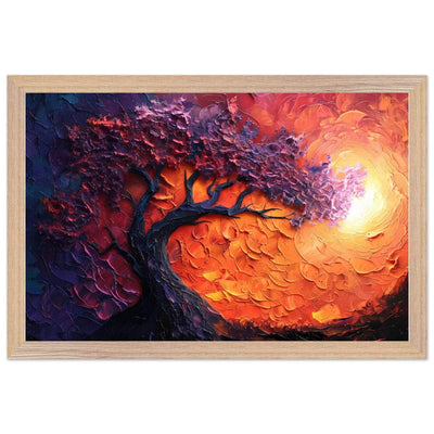 Sunset Hues Vibrant Tree of Life - Vibrantwalls
