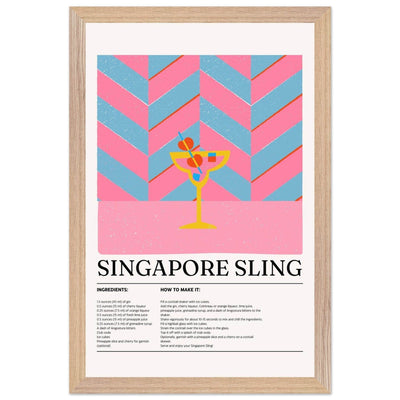 Singapore Sling Cocktail Recipe - Vibrantwalls