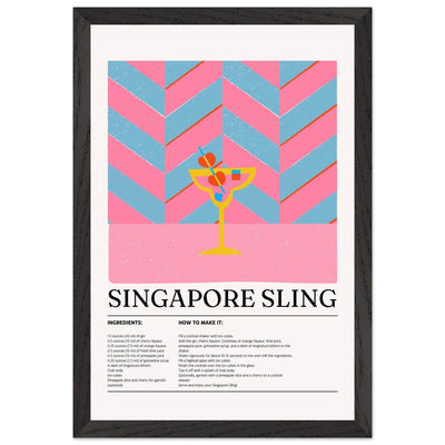 Singapore Sling Cocktail Recipe - Vibrantwalls