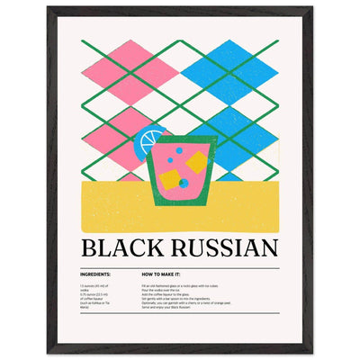 Black Russian Cocktail Recipe - Vibrantwalls