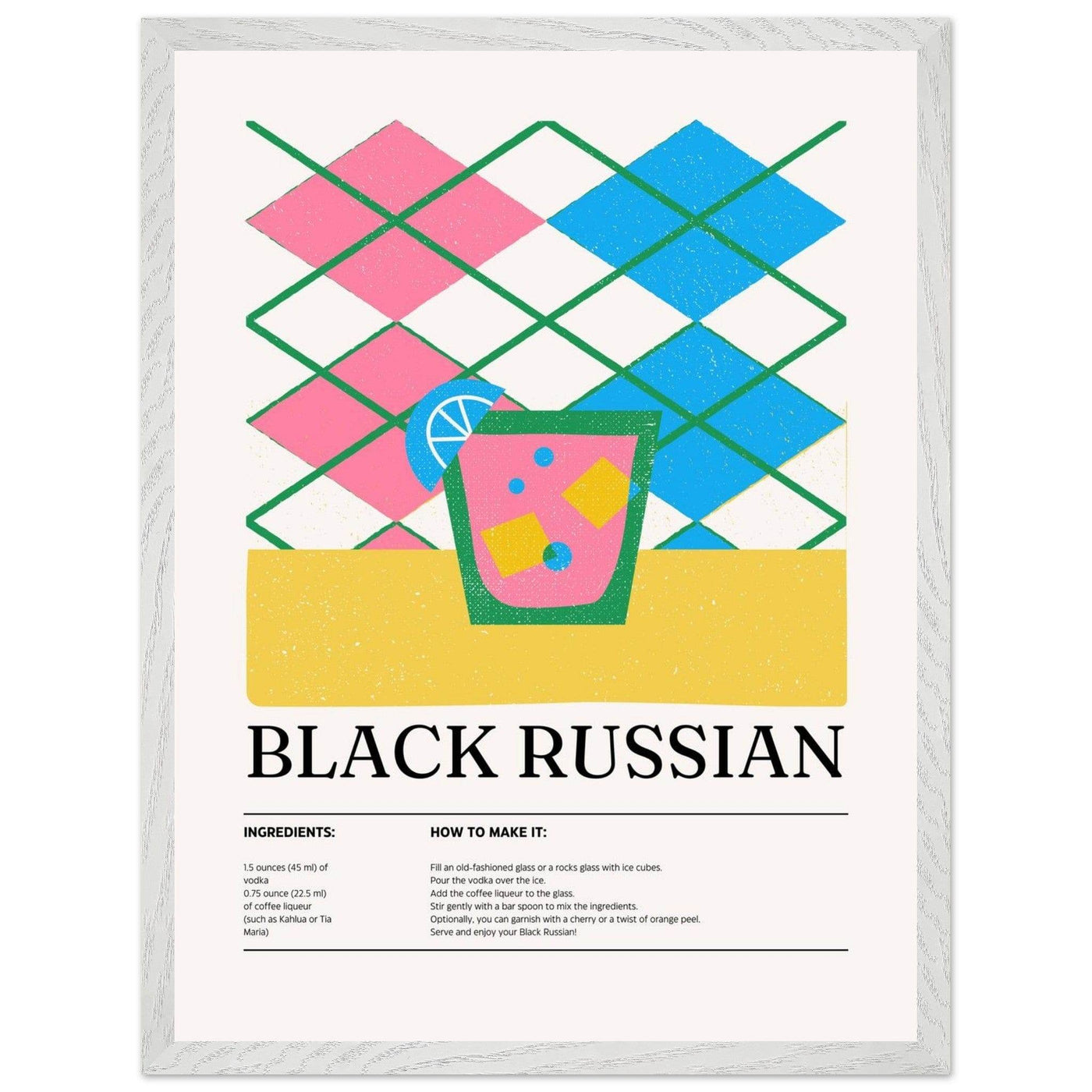 Black Russian Cocktail Recipe - Vibrantwalls