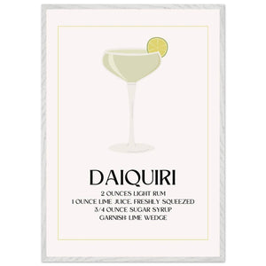 Classic Daiquiri Cocktail Recipe - Vibrantwalls