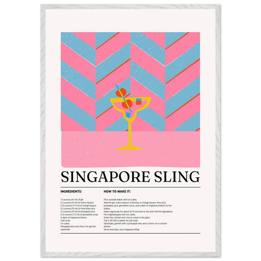 Singapore Sling Cocktail Recipe - Vibrantwalls