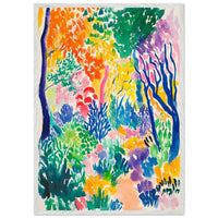 Vibrant Matisse Abstract Garden Joy - Vibrantwalls