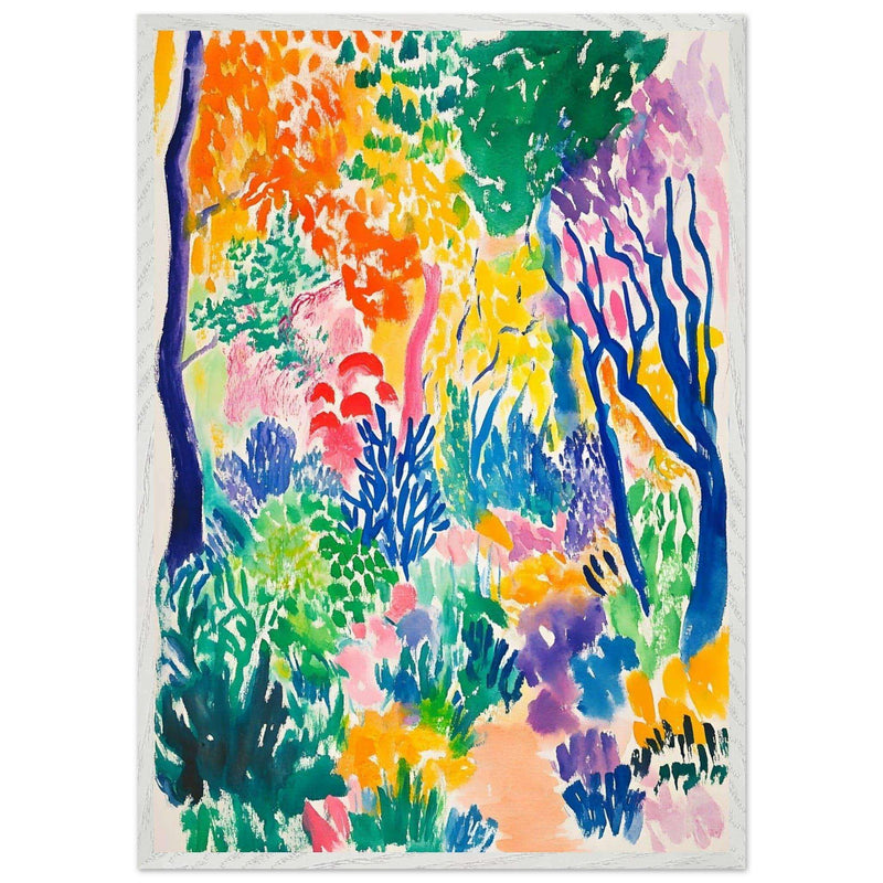 Vibrant Matisse Abstract Garden Joy - Vibrantwalls