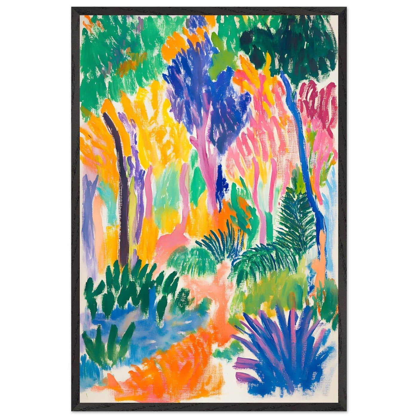 Abstract Foliage Art - Modern Wall Decor for Your Home - Vibrantwalls