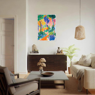 Abstract Foliage Art - Modern Wall Decor for Your Home - Vibrantwalls