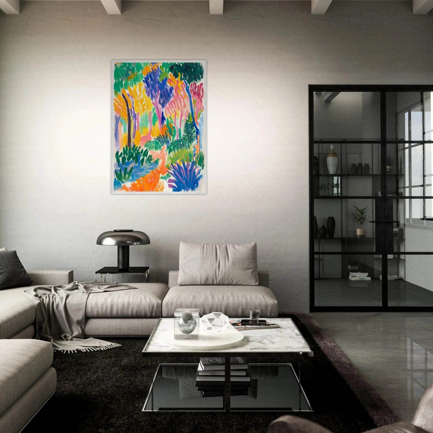 Abstract Foliage Art - Modern Wall Decor for Your Home - Vibrantwalls