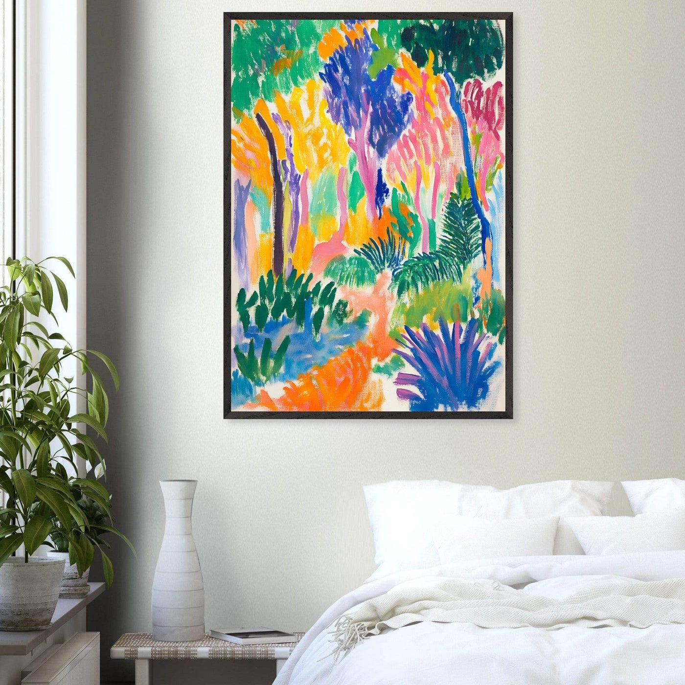 Abstract Foliage Art - Modern Wall Decor for Your Home - Vibrantwalls