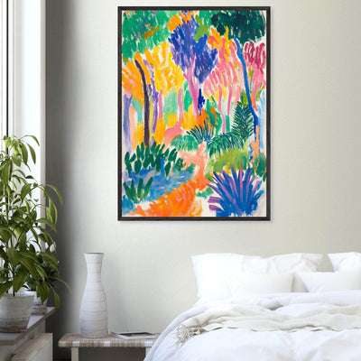 Abstract Foliage Art - Modern Wall Decor for Your Home - Vibrantwalls