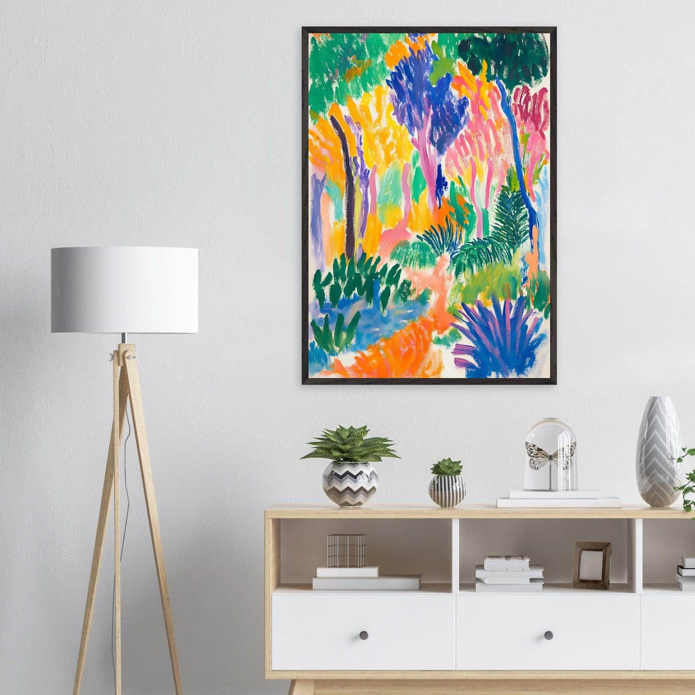 Abstract Foliage Art - Modern Wall Decor for Your Home - Vibrantwalls