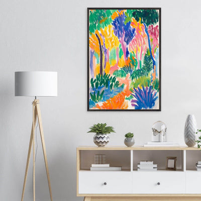 Abstract Foliage Art - Modern Wall Decor for Your Home - Vibrantwalls