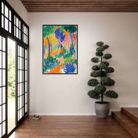 Abstract Foliage Art - Modern Wall Decor for Your Home - Vibrantwalls