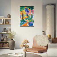 Abstract Foliage Art - Modern Wall Decor for Your Home - Vibrantwalls