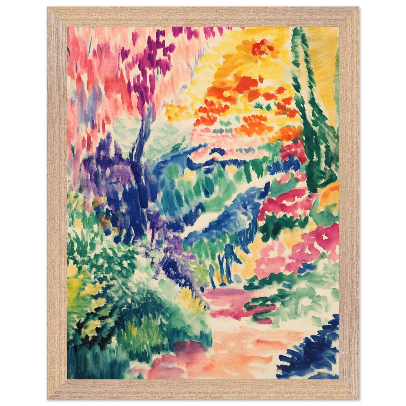 Abstract Garden Delights Henri Matisse - Vibrantwalls
