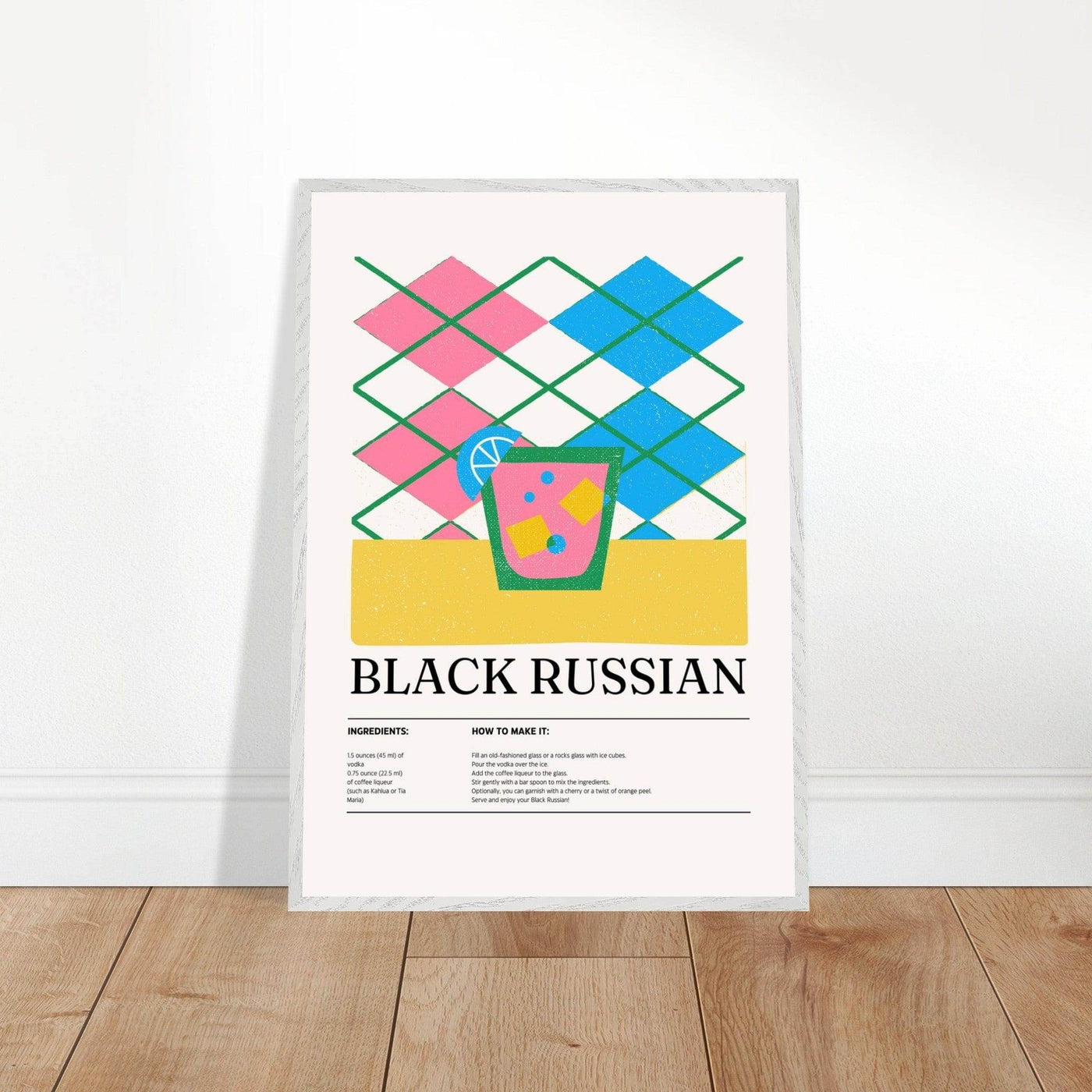 Black Russian Cocktail Recipe - Vibrantwalls