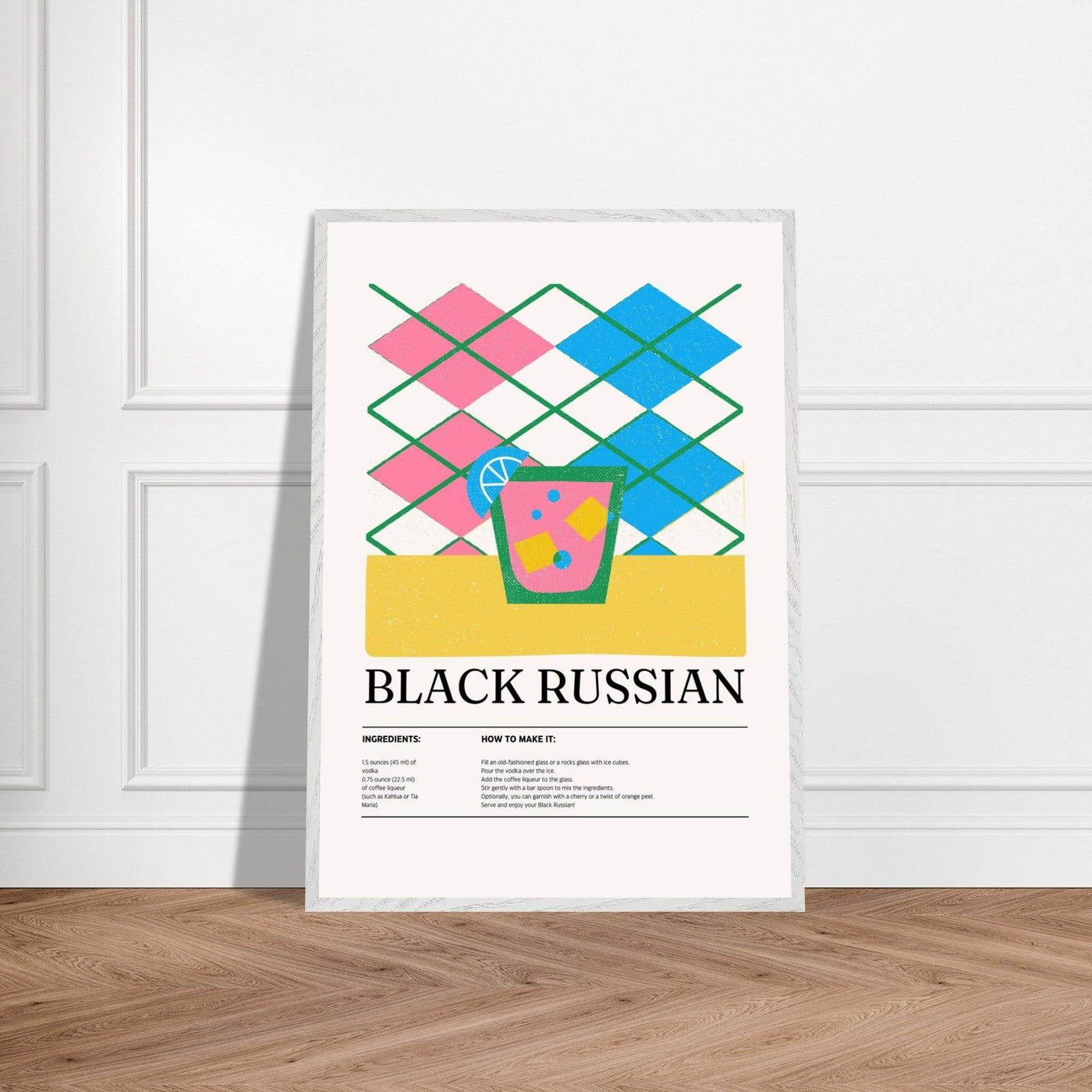 Black Russian Cocktail Recipe - Vibrantwalls
