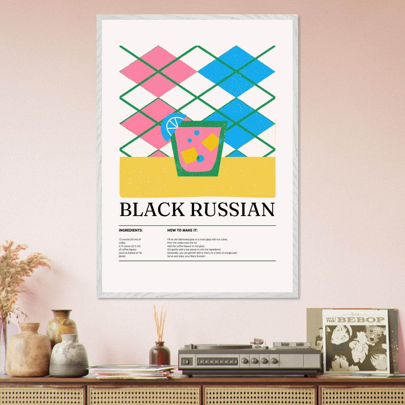 Black Russian Cocktail Recipe - Vibrantwalls