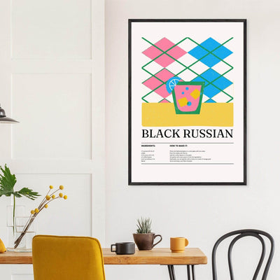 Black Russian Cocktail Recipe - Vibrantwalls