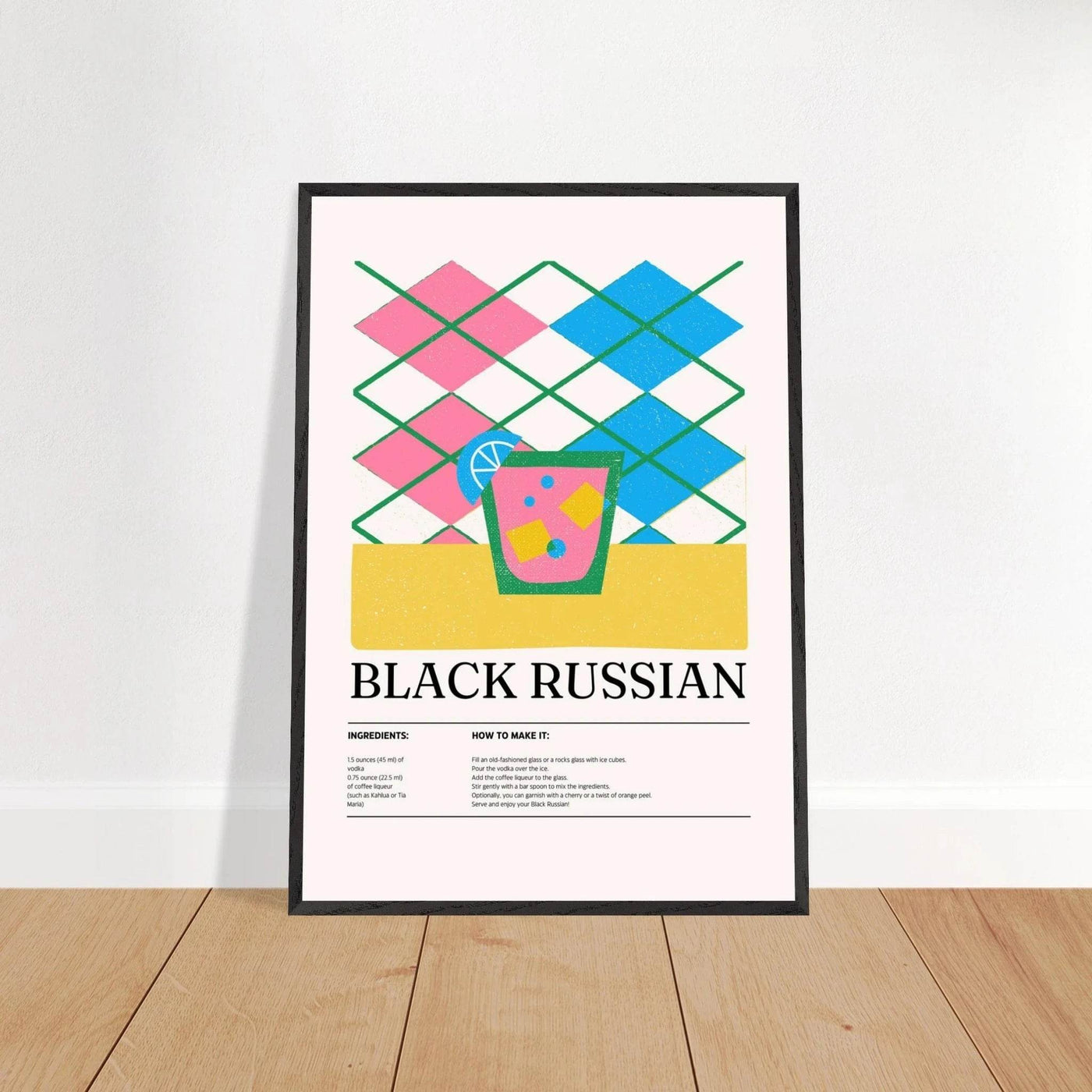 Black Russian Cocktail Recipe - Vibrantwalls