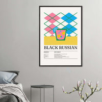 Black Russian Cocktail Wall Art - Vibrantwalls