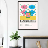 Black Russian Cocktail Wall Art - Vibrantwalls