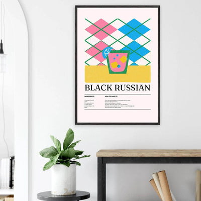 Black Russian Cocktail Recipe - Vibrantwalls