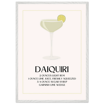 Classic Daiquiri Cocktail Recipe - Vibrantwalls