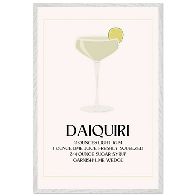 Classic Daiquiri Cocktail Recipe - Vibrantwalls