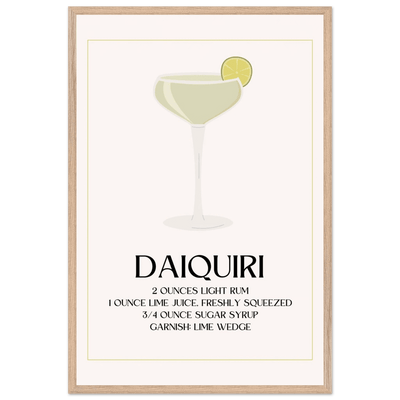Classic Daiquiri Cocktail Recipe - Vibrantwalls