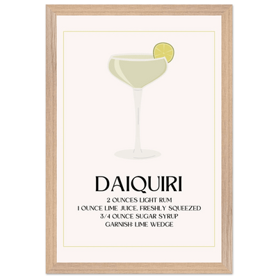 Classic Daiquiri Cocktail Recipe - Vibrantwalls