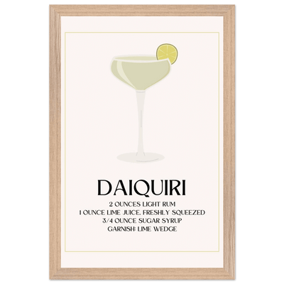 Classic Daiquiri Cocktail Recipe - Vibrantwalls