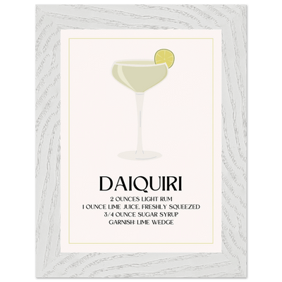 Classic Daiquiri Cocktail Recipe - Vibrantwalls