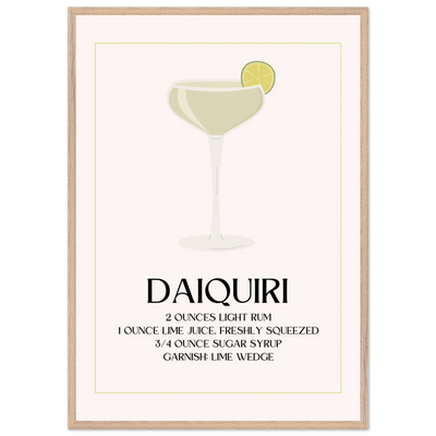 Classic Daiquiri Cocktail Recipe - Vibrantwalls