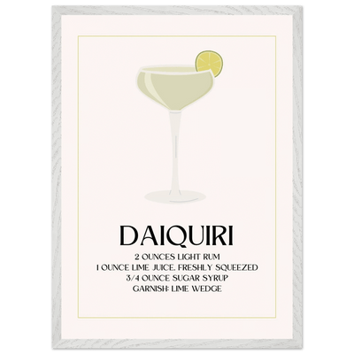 Classic Daiquiri Cocktail Recipe - Vibrantwalls