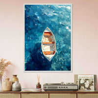 Amalfi Positano Coast Boat Wall Art - Vibrantwalls