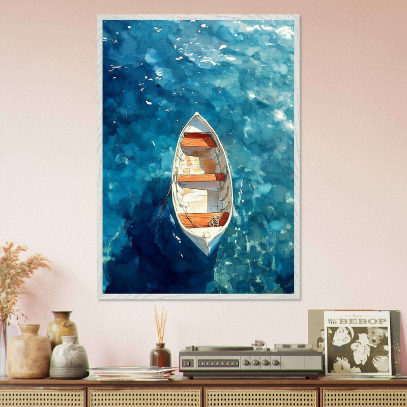 Amalfi Positano Coast Boat Wall Art - Vibrantwalls