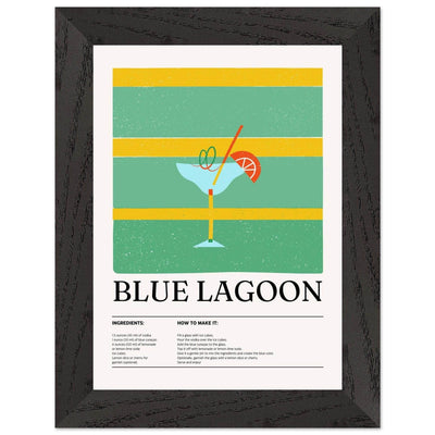 Blue Lagoon Cocktail Recipe - Vibrantwalls